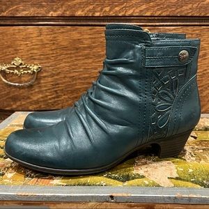 Cobb Hill Rockport Abilene Boot, EUC, Blue/Teal